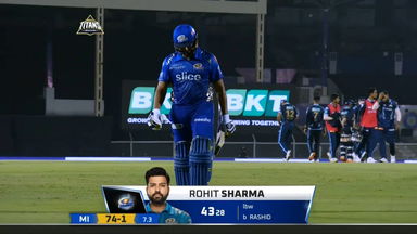 M51: GT vs MI – Rohit Sharma Wicket