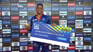 Q2: KKR vs DC  – Safari Super Striker of the Match – Shimron Hetmyer