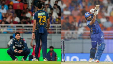 DROPPED X 2: Early drama as Rohit Sharma gets two early lifelines