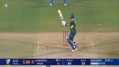 IND vs AUS 2023-24, 3RD T20I: Glenn Maxwell Six
