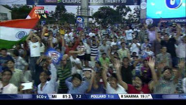 M19: SCO vs MI –  Rohit Sharma Six