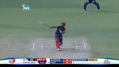 M55: DD vs MI – Rishabh Pant Six