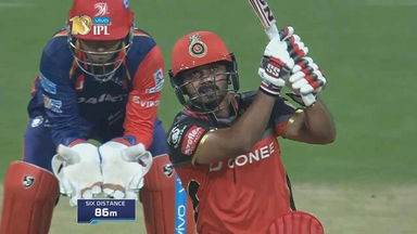 Watch out! Kedar Jadhav is at the crease