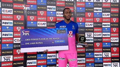 M40: RR vs SRH – CRED Power Player of the Match – Jofra Archer