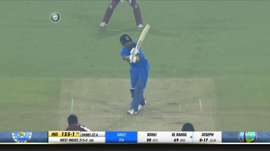 IND vs WI 2019, 3rd ODI: KL Rahul Six