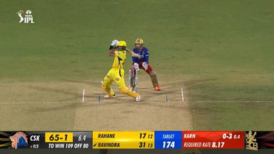 M01: CSK vs RCB – Rachin Ravindra Six