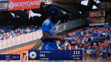 IND vs ENG 2025, 3rd ODI: Shubman Gill Wicket