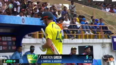 IND vs AUS 2023-24, 3RD ODI: Cameron Green Wicket