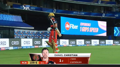 M06: SRH vs RCB  – Dan Christian Wicket