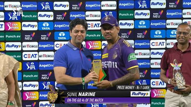 M54: LSG vs KKR – RuPay On-The-Go 4s of the Match – Sunil Narine