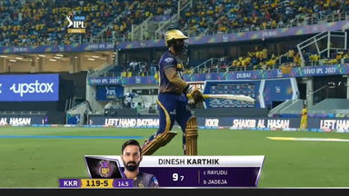 Final: CSK vs KKR – Dinesh Karthik Wicket