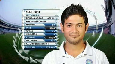 Duleep Trophy Final 2014-15: Robin Bist's 112* v South Zone