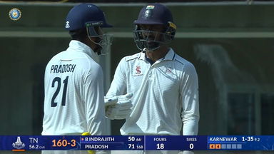 Ranji Trophy 2025-26, Tamil Nadu vs Vidarbha: Baba Indrajith steadies the ship with fine 96(163)