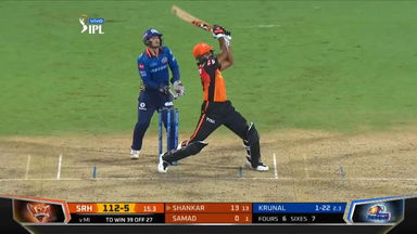 M09: MI vs SRH  – Vijay Shankar Six