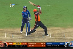 M09: MI vs SRH  – Vijay Shankar Six