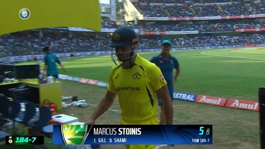 IND vs AUS 2023, 1ST ODI: Marcus Stoinis Wicket