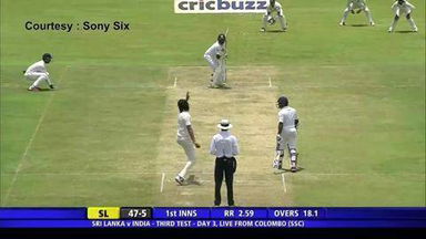 SL vs India, 3rd Test : SL 1st innings - Thirimanne wicket