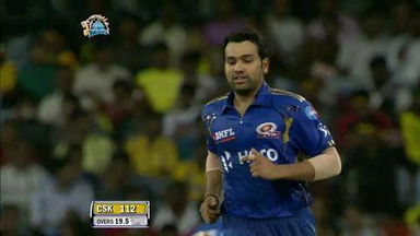 Match 1 CSK vs MI - Bollinger's Wicket