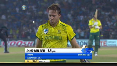 IND vs SA 2019, 2nd T20I: David Miller Wicket