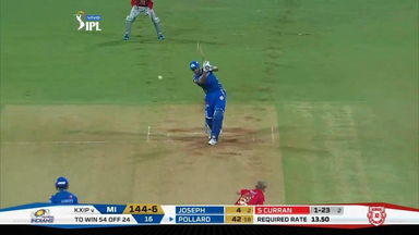 M24: MI vs KXIP – Kieron Pollard Six