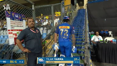 IPL 2026 M33: MI vs CSK - Tilak Varma Wicket