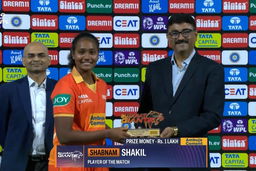 Match 18, Gujarat Giants vs UP Warriorz, Player Of The Match: Shabnam Shakil