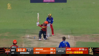 M30: RCB vs SRH – Travis Head Six