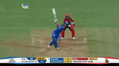 M31: MI vs RCB – Ishan Kishan Six