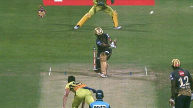 M21: KKR vs CSK – Rahul Tripathi Six