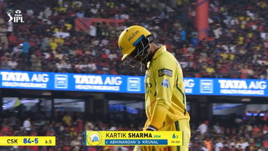IPL 2026 M11: RCB vs CSK - Kartik Sharma Wicket