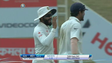 IND vs AUS 2017 - 3rd Test day 2 : Josh Hazlewood Wicket