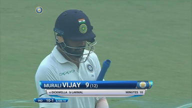 IND vs SL 2017, 3rd Test Day 4: Murali Vijay Wicket