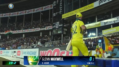 IND vs AUS 2022, 2ND T20I: Glenn Maxwell Wicket