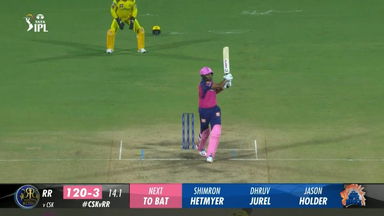 M17: CSK vs RR – Ravichandran Ashwin Six