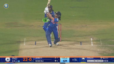 IND-W vs SL-W 2025, 2nd T20I: Smriti Mandhana Six