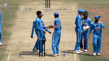 India U19 vs Australia U19: 2nd One Day - Fall of Wickets