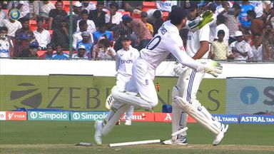 What happened there? Stumps continue to uproot for England