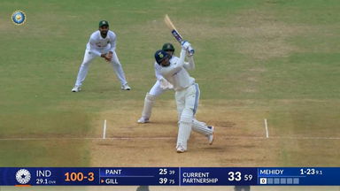IND vs BAN 2024, 1ST Test: Shubman Gill Six