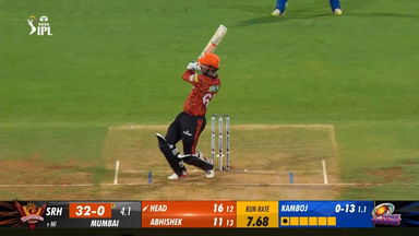 M55: MI vs SRH  – Travis Head Six