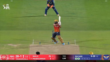 IPL 2025 M54: PBKS vs LSG - Prabhsimran Singh Six