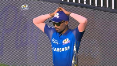 Hardik drops a sitter