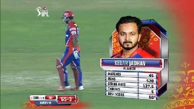M45: DD vs SRH – Kedar Jadhav 63*