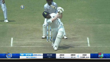 IND vs WI 2018, 1st Test Day 2: Umesh Yadav Six