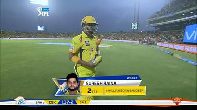 M46: CSK vs SRH – Suresh Raina Wicket