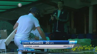 IND vs ENG 2016 - 3rd Test, day 4 : Chris Woakes Wicket