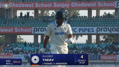 IND vs ENG 2024, 3RD Test: Kuldeep Yadav Wicket