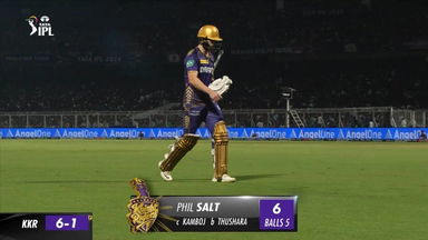 M60: KKR vs MI – Phil Salt Wicket