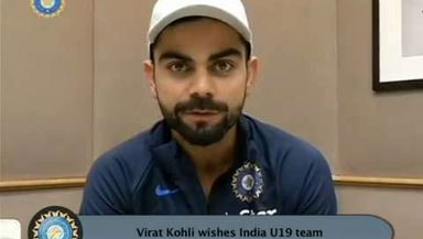 Virat Kohli’s message for India Under 19 team