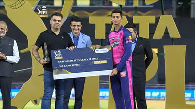 Final: GT vs RR – Unacademy Let's Crack It Sixes of the Match – Yashasvi Jaiswal