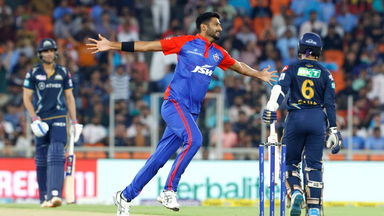 Cracking first over: Khaleel gets the better of Saha in wicket maiden